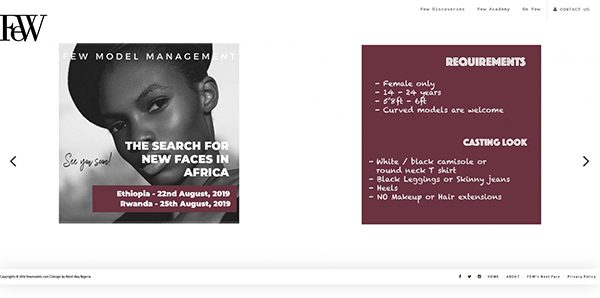 Top 6 Professional Modelling Agencies In Nigeria